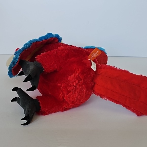 Wild Republic Scarlet Macaw Red Parrot Stuffed Animal Plush Toy Bird 11" - 1872 - Picture 9 of 9